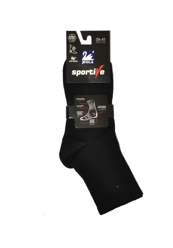 Skarpety Wola W943N5 Sportive AG+ męskie krótkie 39-47
