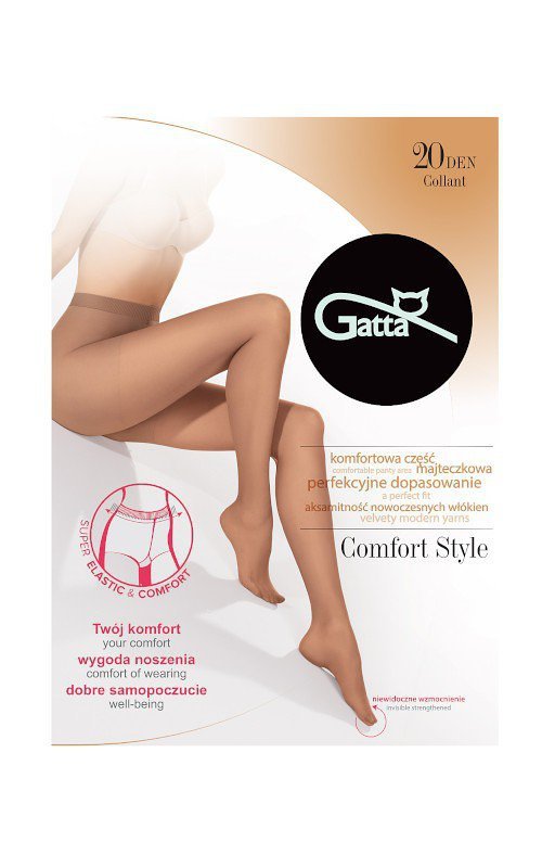 Rajstopy Gatta Comfort Style 20 den 5-XL