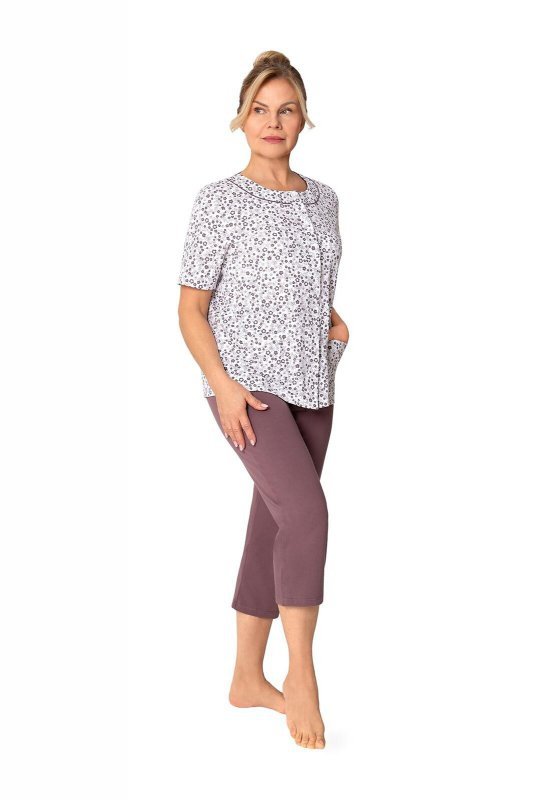 Piżama Martel Maria I 200 kr/r 3XL-4XL damska rozpinana
