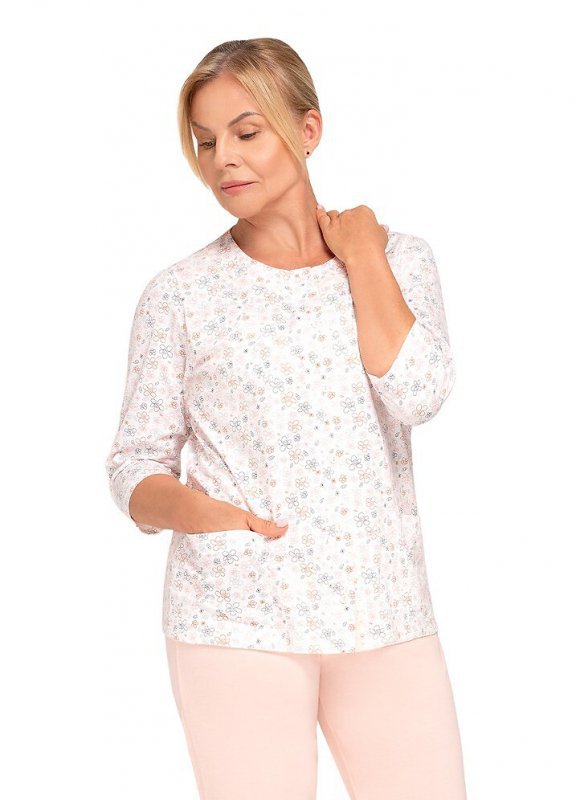 Piżama Martel Maria II 201 3/4 M-2XL damska rozpinana