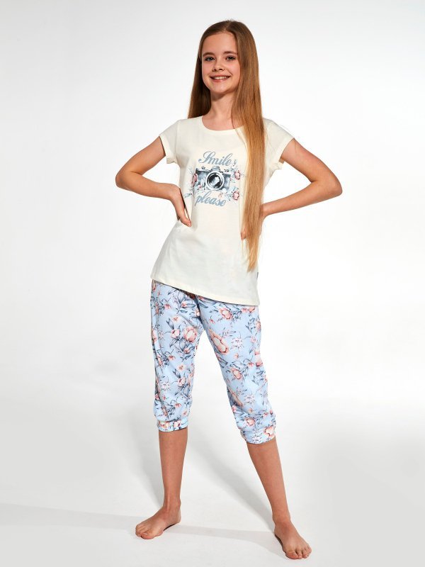Piżama Cornette Kids Girl 570/95 Smile kr/r 86-128