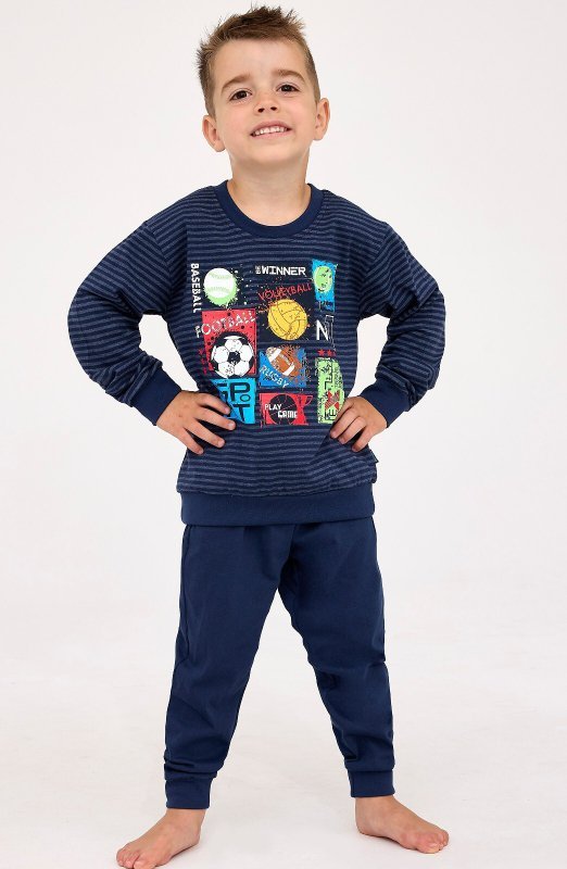 Piżama Cornette Kids Boy 478/159 Winner dł/r 98-128
