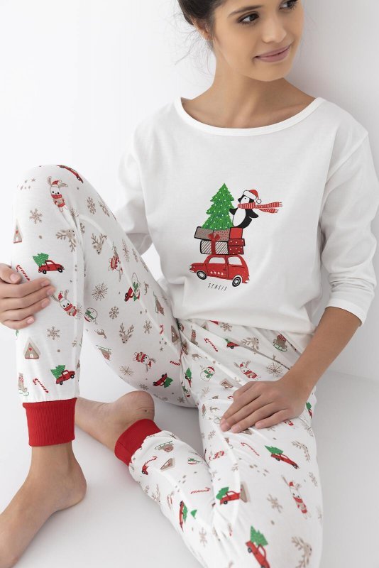 Piżama Sensis Lillian 3/4 Christmas S-XL