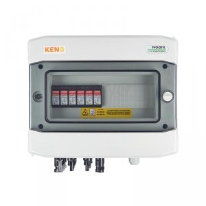Rozdzielnica przyłączeniowa z ogranicznikiem przepięć DC 1000V typu 1+2, 4x łańcuch PV, 2x MPPT ( obudowa 12T)