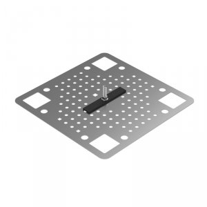 Płytka mocująca CWL montowana pod membranę/papę w zestawie z 1  śrubą 80mm i gumową podkładką