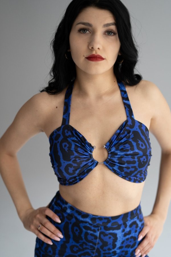 Top Deseo granatowa pantera