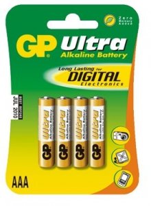 GP Bateria alkaliczna LR03 Ultra Alkaline BL/4