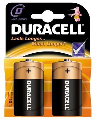 DURACELL Bateria alkaliczna LR20 MN1300 BL/2