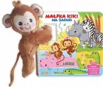 Małpka Kiki na safari. Książka z maskotką