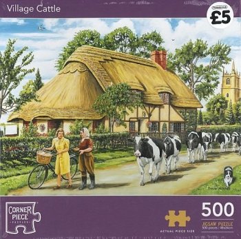 Village Cattle. Puzzle 500 elementów