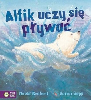 Alfik uczy się pływać