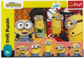 Minionki w akcji. Puzzle 200 elementów