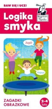 Kapitan Nauka. Logika smyka. Zagadki obrazkowe 2-4 lata