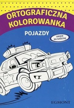 Ortograficzna kolorowanka. Pojazdy