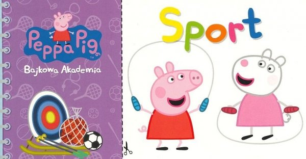 Peppa pig. Bajkowa akademia. Sport (książeczka)