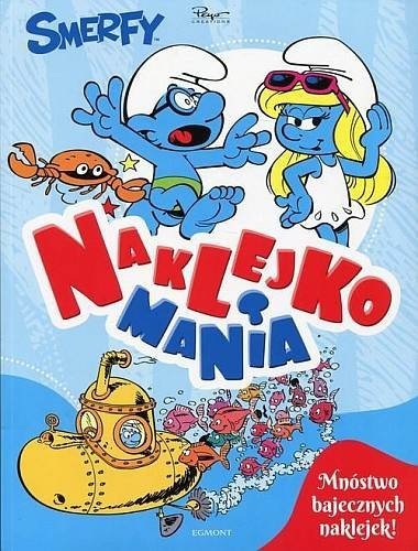 Naklejkomania. Smerfy, Egmont, Harperkids