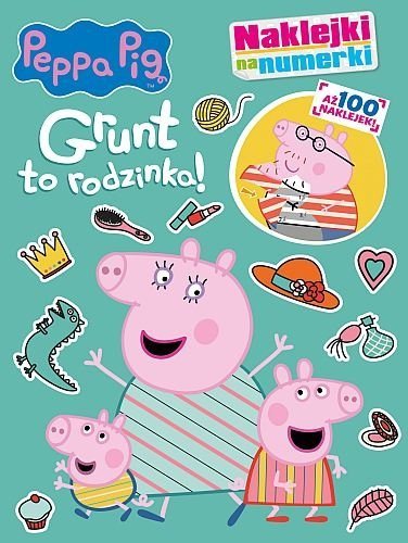 Peppa Pig. Grunt to rodzinka. Naklejki na numerki, Media Service Zawada