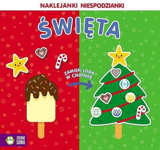 Święta. Naklejanki niespodzianki