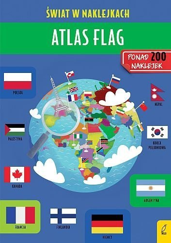 Atlas flag. Świat w naklejkach, Patrycja Zarawska, Wilga