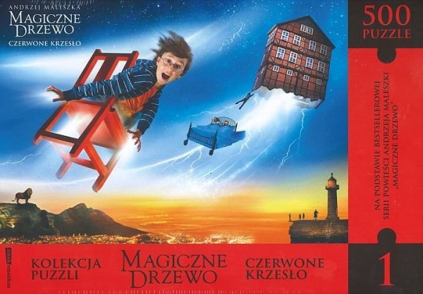 Magiczne Drzewo. Czerwone krzesło. Puzzle 500 elementów