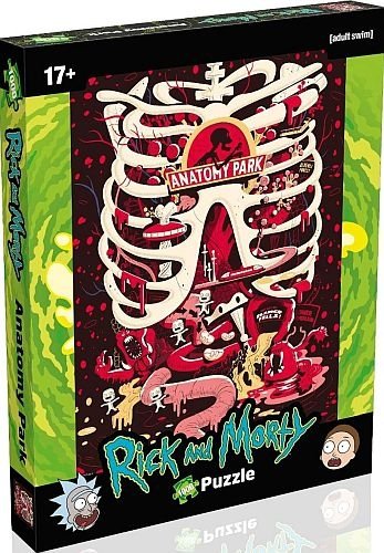 Rick and Morty. Anatomy Park. Puzzle 1000 elementów