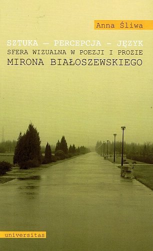 Sfera wizualna w poezji i prozie Mirona Białoszewskiego, Anna Śliwa
