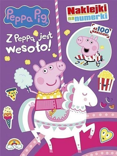 Peppa Pig. Z Peppą jest wesoło! Naklejki na numerki