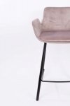 Krzesło barowe BRIT różowe