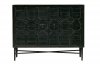 Komoda BEQUEST 2-drzwiowa drewniana czarna 109 cm