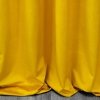 PIERRE CARDIN zasłona SIBEL z miękkiego i delikatnego welwetu, 140x270cm musztardowa 