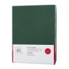 Prześcieradło jersey z gumką 160x200 cm z bawełny kolor ciemny zielony 125 g/m2 Design 91