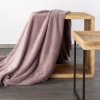 Koc z efektem 3D z wytłaczanym wzorem jodełki D91 Cindy5 200x220 cm Wrzosowy