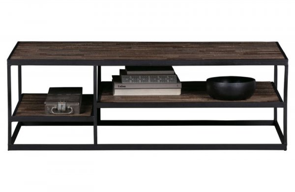 Stolik kawowy Vic drewno/metal 120x60
