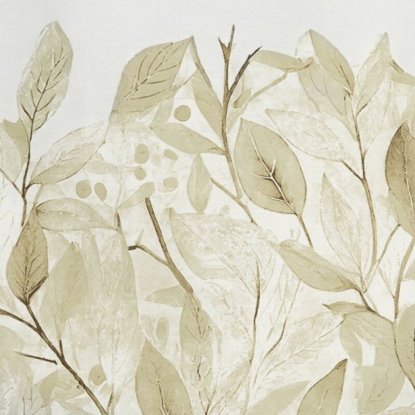 Pościel 160x200 cm bawełniana kolor biały, zielony z wzorem botanicznym SPRING 70 