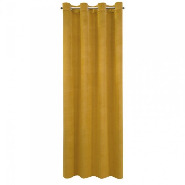 ZASŁONA GOTOWA MILO 140 X 250 CM MUSZTARDOWY