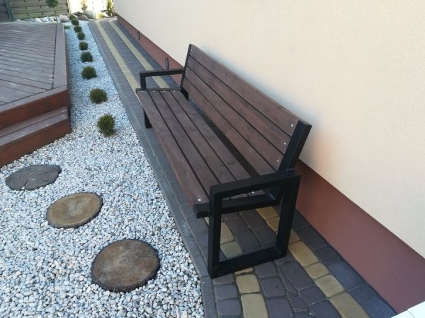 Ławka z oparciem LOFT PRIMA