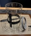 POJEMNIK NA ZAKWAS DO CHLEBA Szklany SŁOIK FERMENTATOR z termometrem 800ml