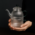 CZAJNIK ZAPARZACZ dzbanek z FILIŻANKĄ ZESTAW DO HERBATY 0,5L na prezent