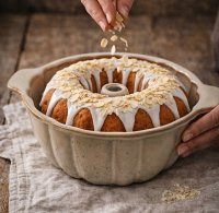 FORMA DO PIECZENIA BABKI FOREMKA Z KOMINEM CERAMICZNA DUŻA 2.5L 