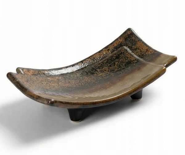 TALERZ do SUSHI CERAMICZNA PATERA do serwowania na przystawki 17 x 11cm