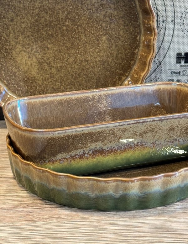 Forma do Tarty Ceramiczna 26cm naczynie OMBRE do zapiekania do piekarnika