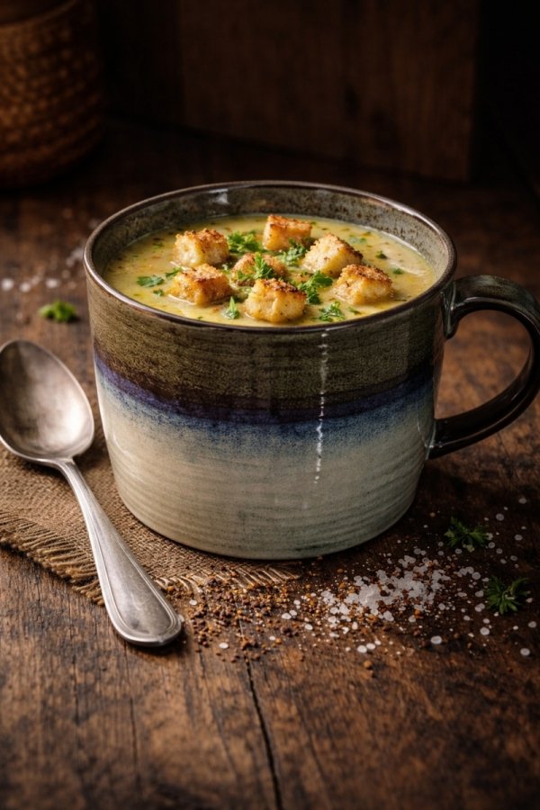 KUBEK XXL 1L ceramiczna Bulionówka miska do zupy , herbaty zupek 