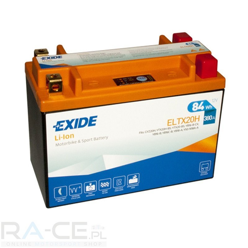 Akumulator sportowy Exide Li-Ion 20