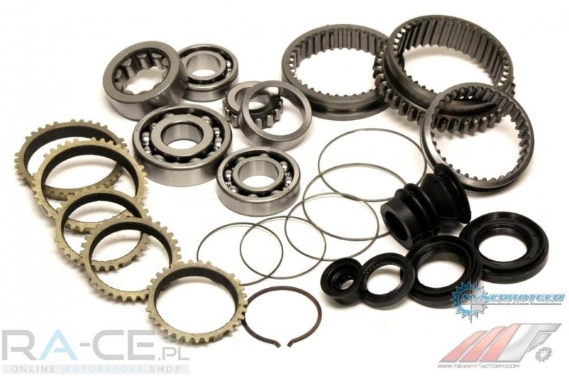 Zestaw synchronizatorów, przesuwek i łożysk Honda 1989-1991 B16 S1/Y1