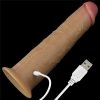 WIBRATOR 8.0'' DUAL LAYERED PLATINUM SILICONE ROTATOR
