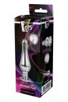 DREAMTOYS KOREK ANALNY GLEAMING LOVE SILVER PLEASURE PLUG L