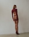 Vivien Burgundy Top M/L Promees