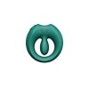 Pierścień erekcyjny ze stymulatorem Apis Turquoise Green Zalo