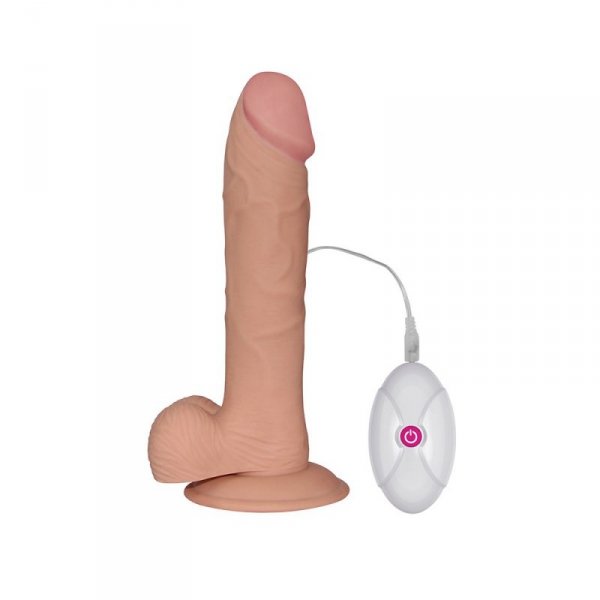 WIBRATOR 9&quot; THE ULTRA SOFT DUDE VIBRATING