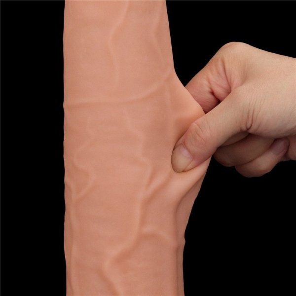 DILDO 13.5&#039;&#039; KING SIZED SLIDING SKIN DUAL LAYER DONG